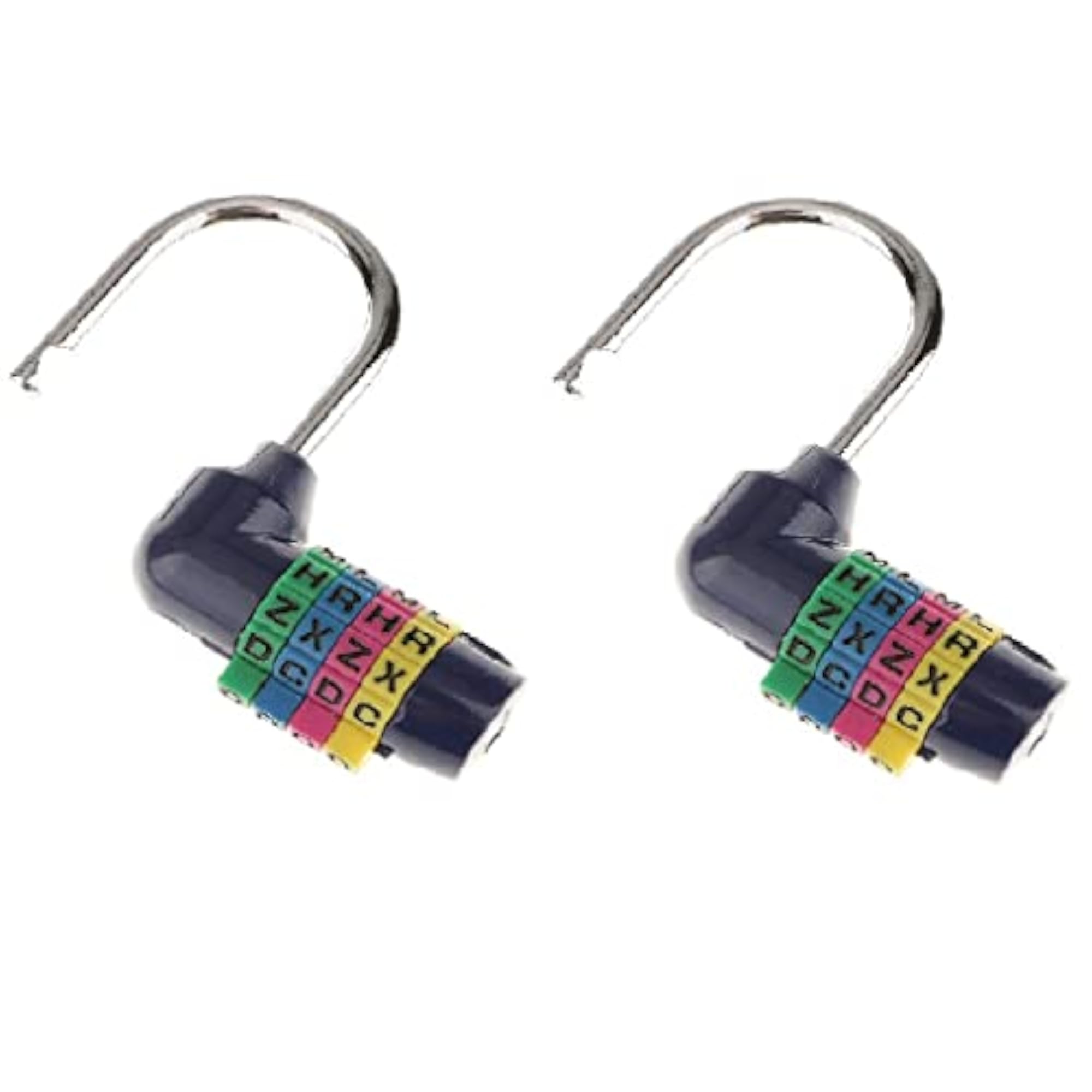 2 Pieces 4 Digit Dial Combination Padlock